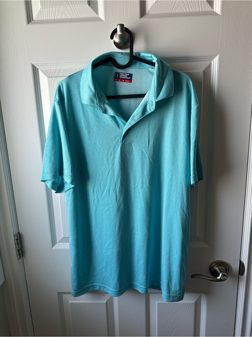 PGA Tour Light Aqua Polo Shirt
